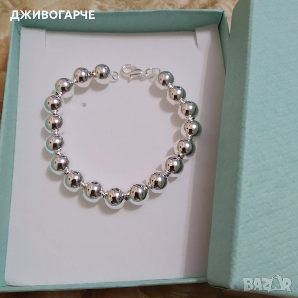 Масивна, нова сребърна гривна. В подарък-кутия., снимка 1