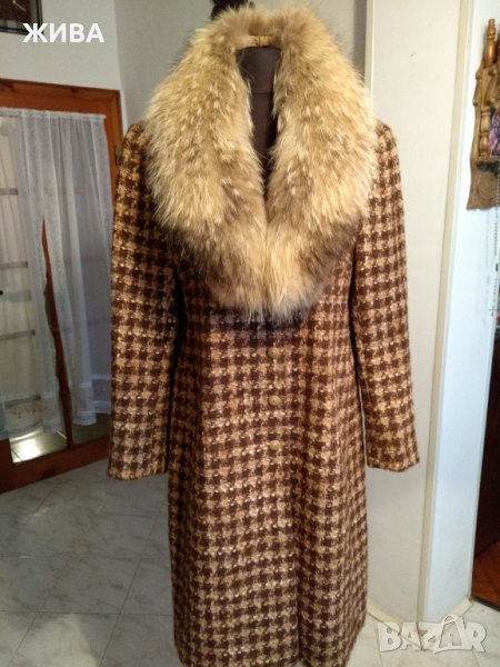 MARIE PHILIPPE дамско палто вълна, мохер и алпака, снимка 1