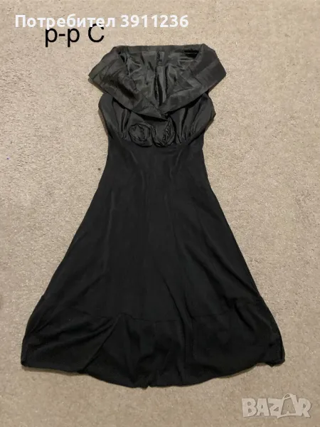 Елегантна черна рокля, снимка 1