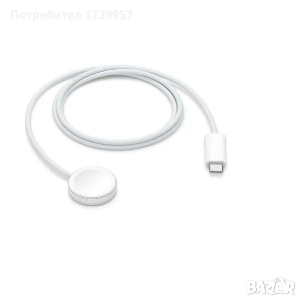 ОРИГИНАЛНО ЗАРЯДНО за часовник Apple Watch Ultra Charger Cable USB-C 1m EMC 3975 A2515 MLWJ3ZM/A, снимка 1