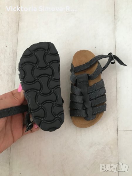 Сандали Zara, от естествен велур и корк, 20 / 21 номер - ЦЕНАТА Е КРАЙНА, снимка 1