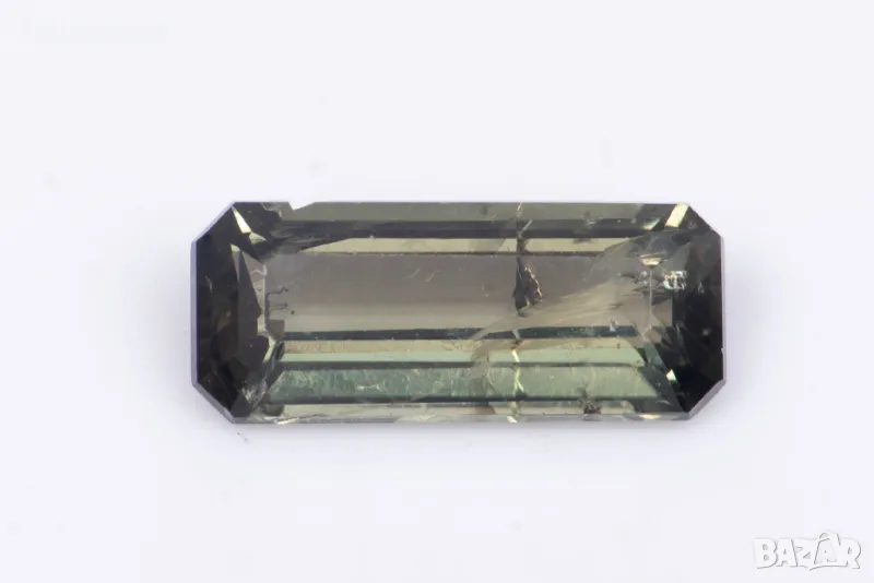 Зелен Корнерупин 1.01ct багета шлифовка, снимка 1