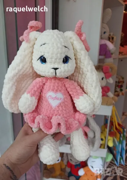 Ръчно Изплетено Зайче "Амигуруми", снимка 1