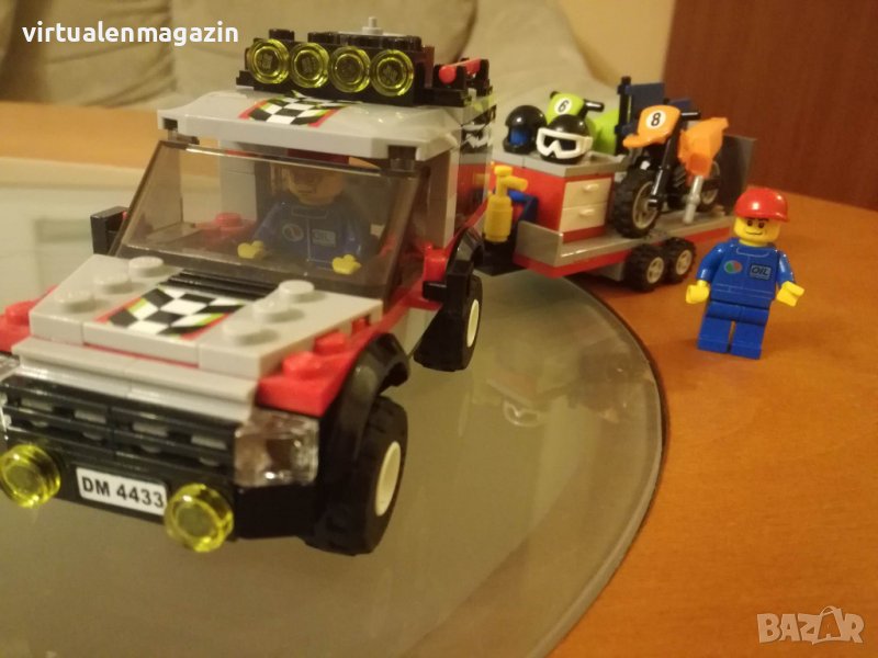 Конструктор Лего - модел LEGO Off-Road 4433 - Dirt Bike Transporter, снимка 1