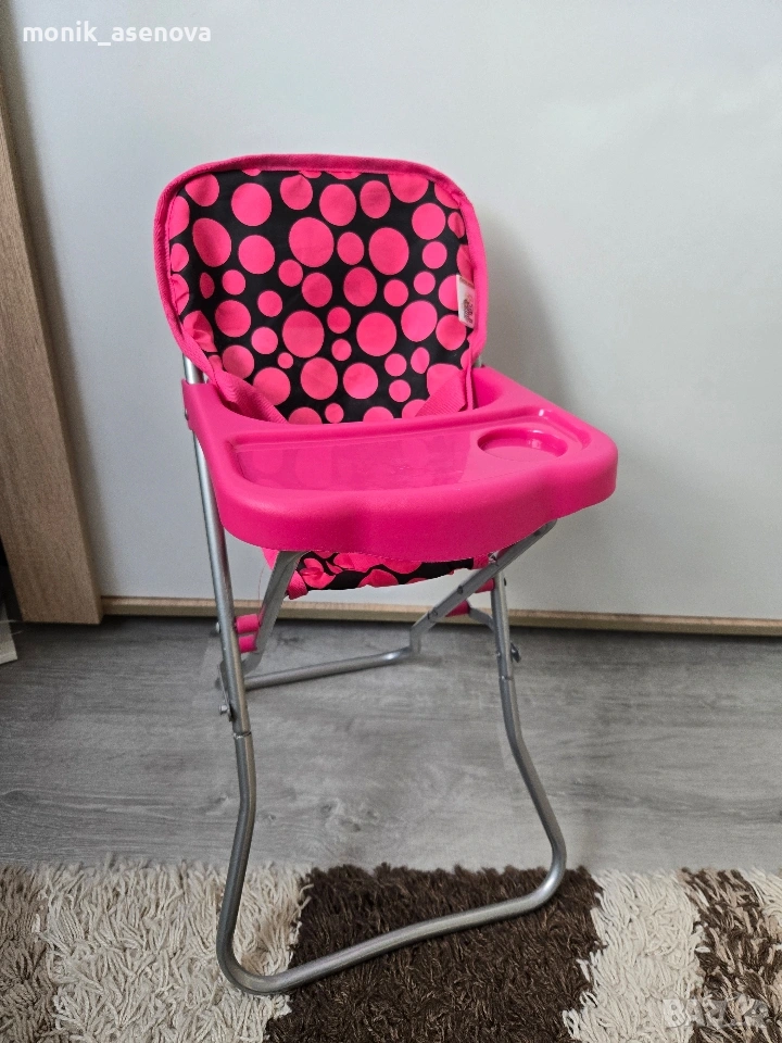 Столче за хранене за бебета кукли , снимка 1