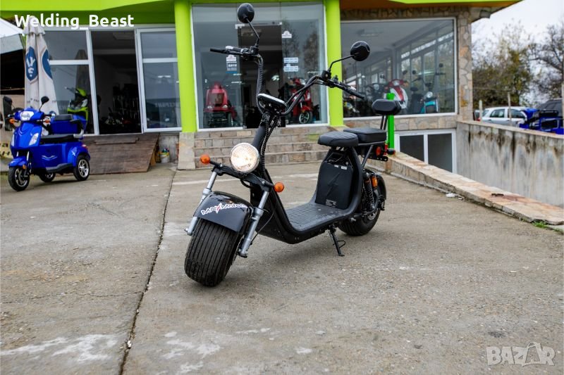 Електрически скутер CITY COCO HARLEY 2500W 60V/20AH Черно, снимка 1