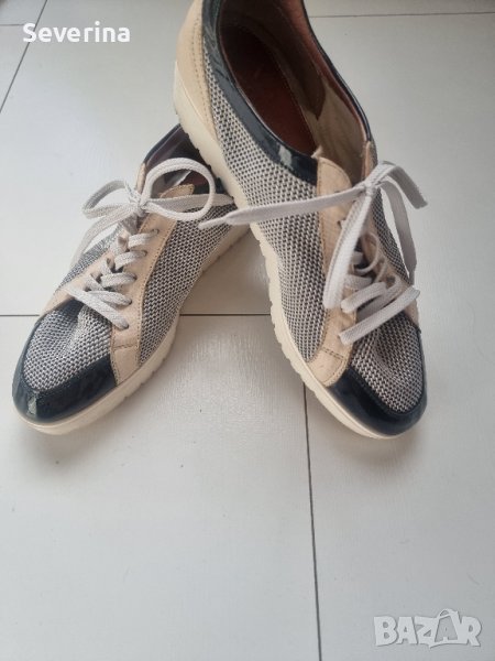 Спортно-елегантни ,ест.кожа обувки 41, снимка 1