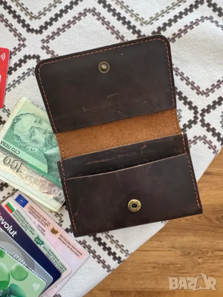 ПОРТФЕЙЛ естествена кожа Crazy Horse  Промоция 25 лв., снимка 1