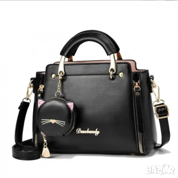 Малка дамска чанта Kitty Black, снимка 1