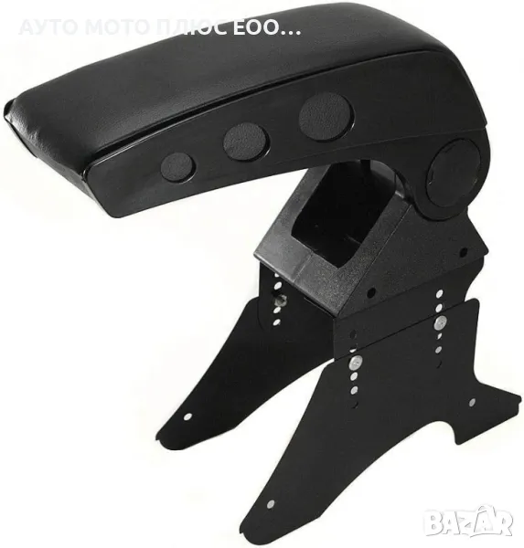 Универсален подлакътник - Черен с еко кожа., снимка 1