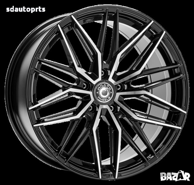 18" Джанти WRATH БМВ 5X120 BMW E46 E90 E92 F30 F31 F32 F36 F10 6 7 F01, снимка 1