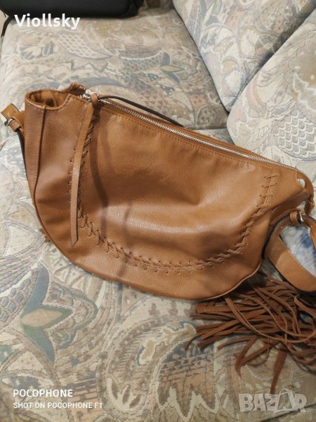 Дамска чанта, кожа, малко използвана, снимка 1