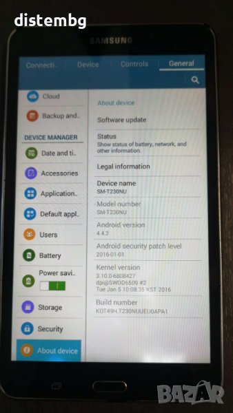 Taблет Samsung Galaxy Tab 4     7'', снимка 1