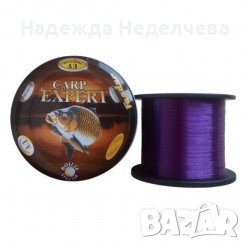 ШАРАНДЖИЙСКО ВЛАКНО CARP EXPERT UV PURPLE 0.30мм и 0,40мм-1000м., снимка 1
