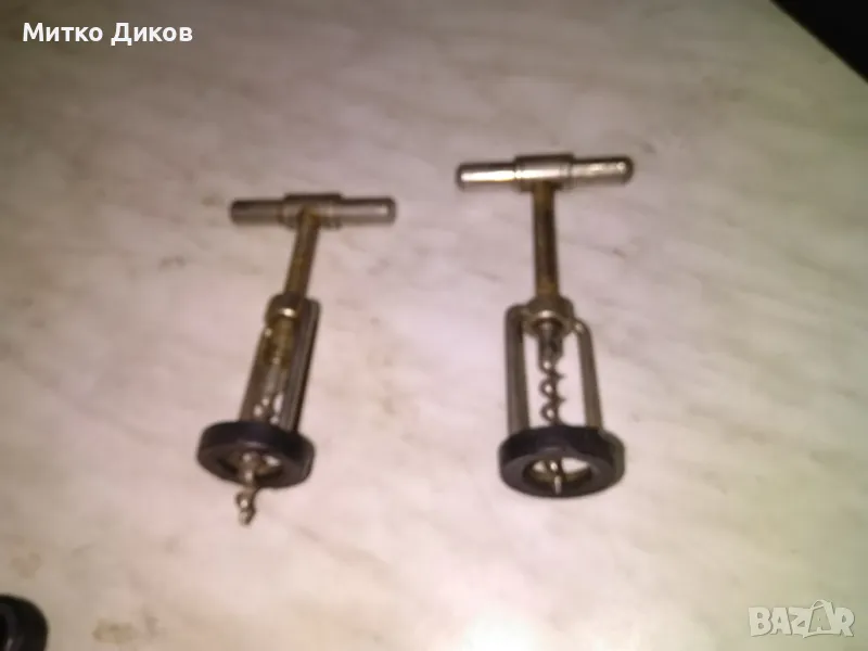 Тирбушон винтов за вино френски, снимка 1