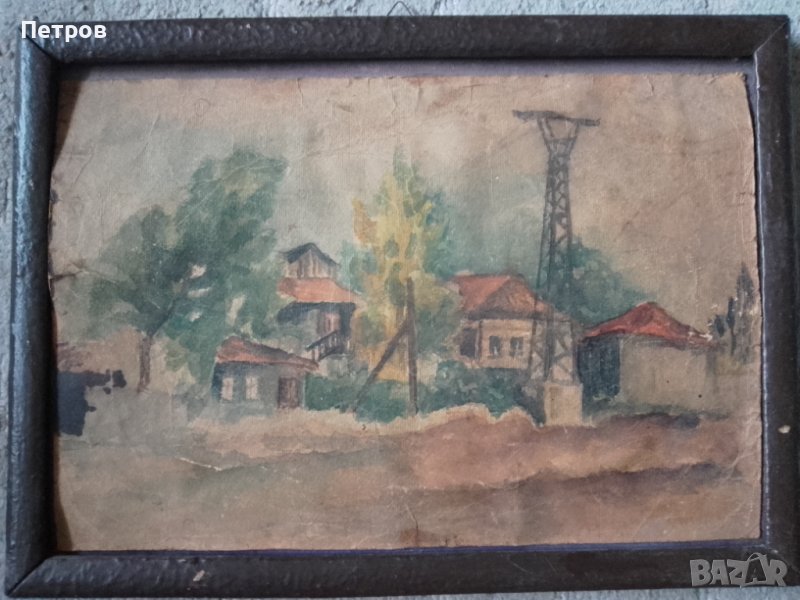 картина акварел 37/27 см, снимка 1