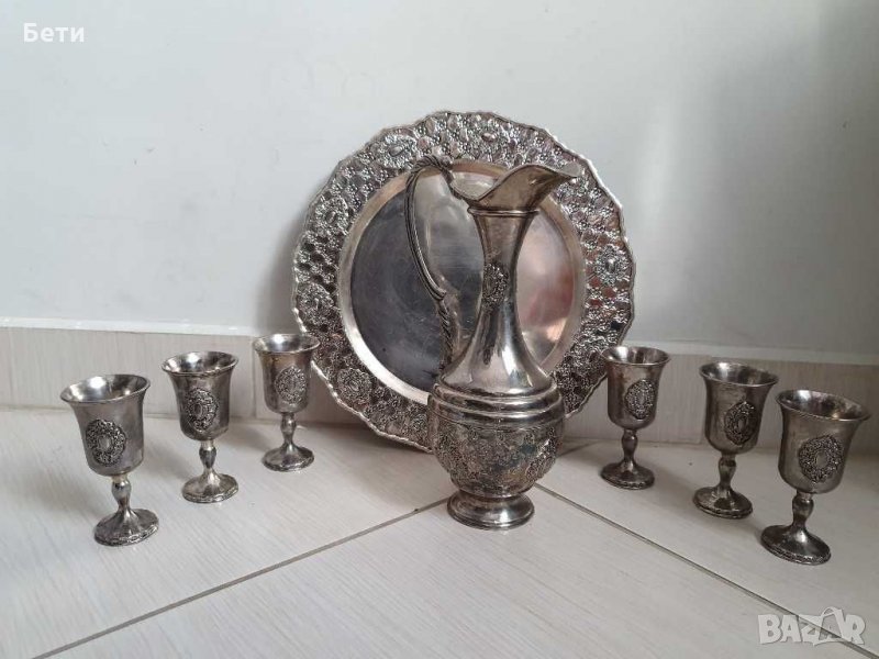 Старинен посребрен сервиз , снимка 1