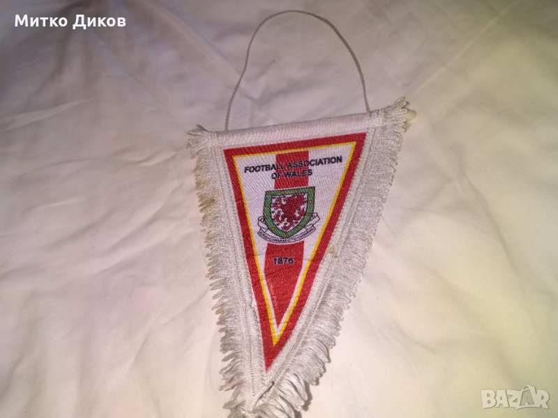 Уелс футболно флагче, снимка 1
