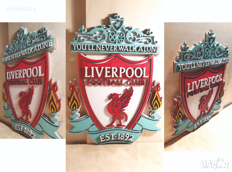 Релефна футболна емблема на ПСЖ подарък за фен, снимка 1