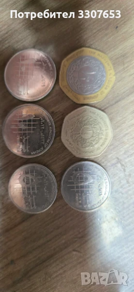 монети Йордания 6 бр, снимка 1