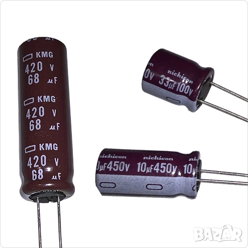  Кондензатор 47uF 250V, 10uF 450V,22uF 400V,33uF 450V , снимка 1