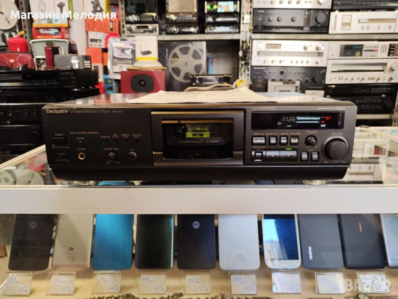 Касетен дек Technics RS-AZ7 Техническо състояние - перфектно. Има забелажки по външния вид., снимка 1