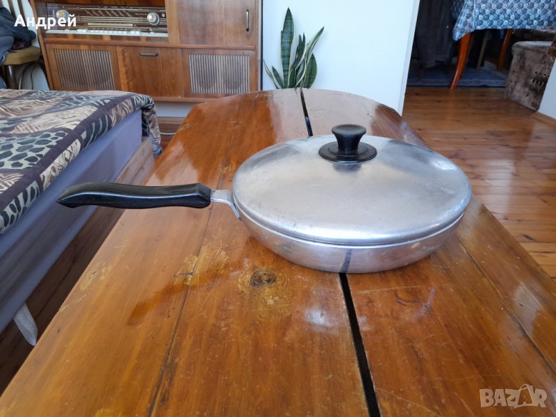 Стар алуминиев тиган #3, снимка 1
