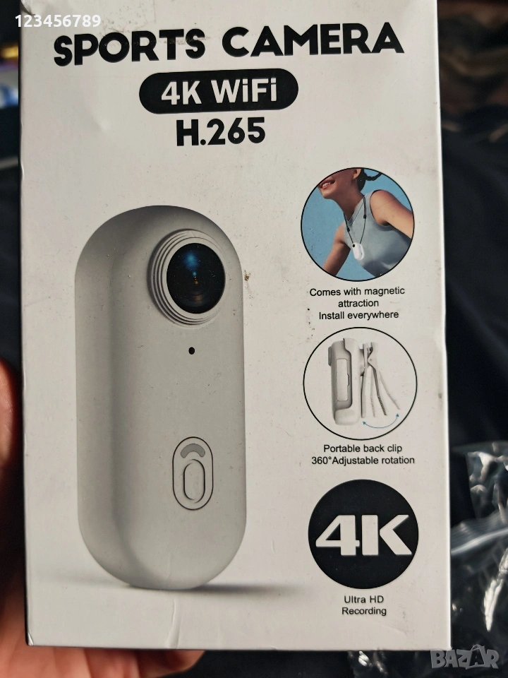 Екшън камера sports camera H265 UHD pro 4K, снимка 1