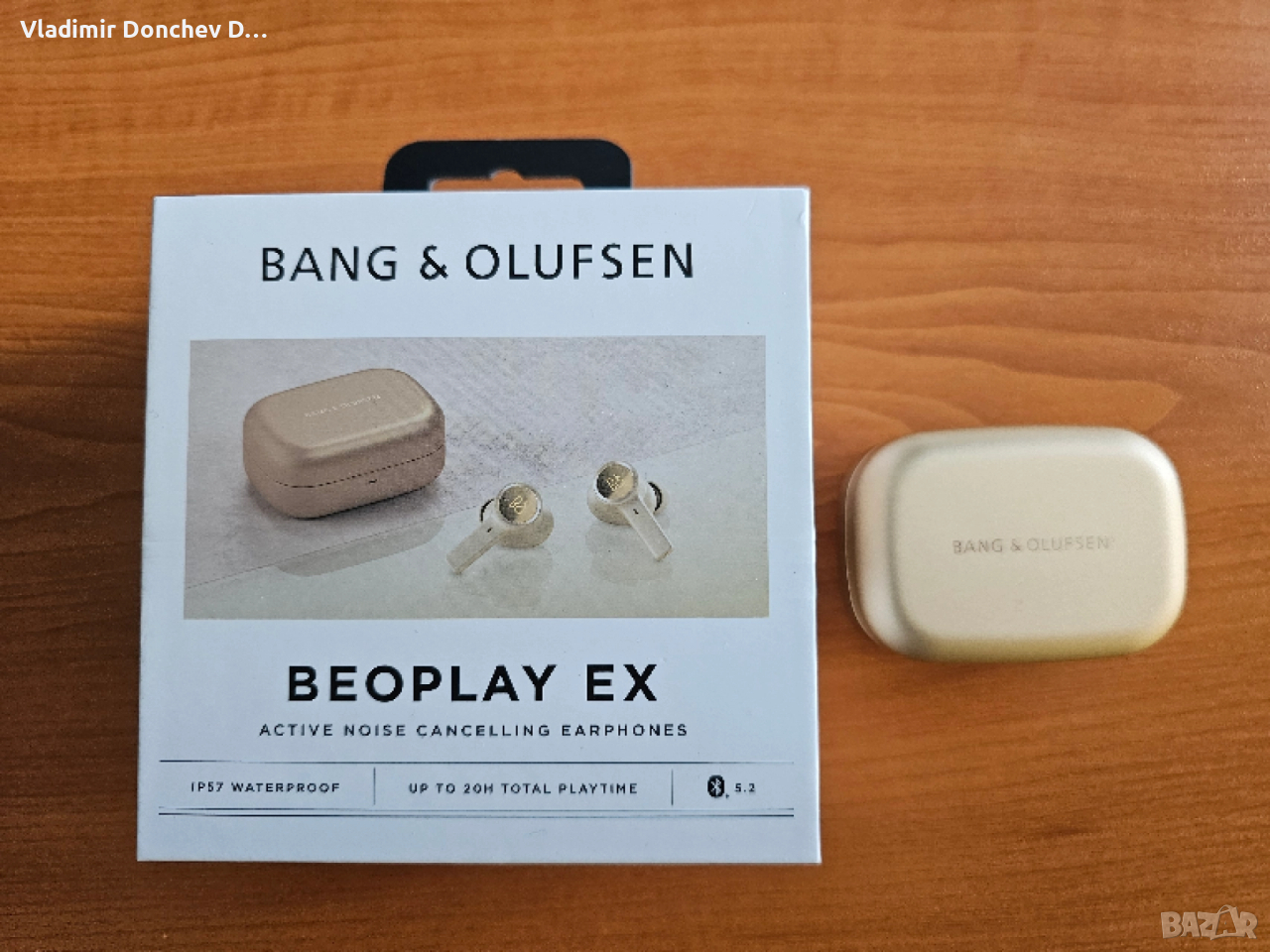 Продавам блутут слушалки - Bang & Olufsen Beoplay EX - като нови, снимка 1