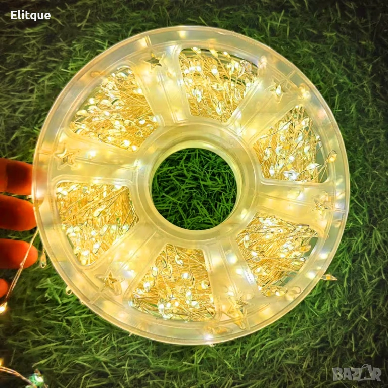 Водоустойчиви Коледни Led лампички   Звездно небе -   50 метра  240 светлини, снимка 1