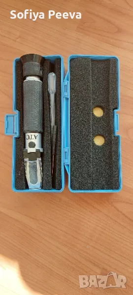 Рефрактометър за алкохол 0-80 %, снимка 1