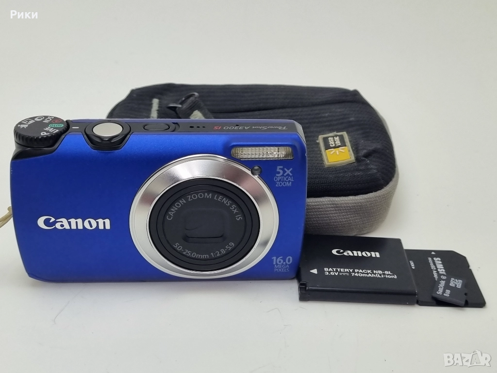 Canon PowerShot A3300 IS 16.0MP Compact Digital Camera камера, снимка 1