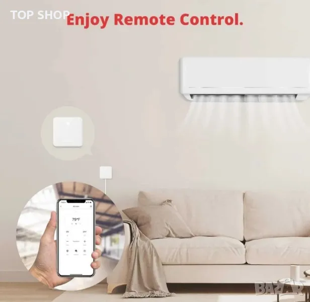 SwitchBot Hub Mini Smart Remote Control - IR Blaster Gun, снимка 1