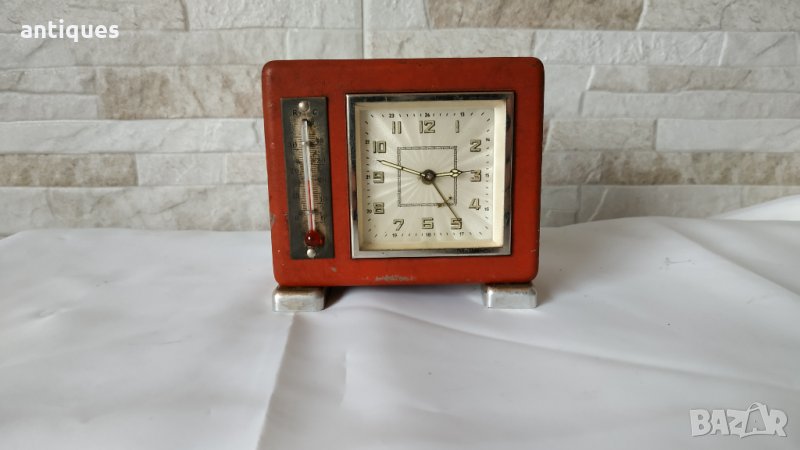 Стар немски часовник / будилник - касичка - MERZ-WERKE -1930"г - Made in Germany, снимка 1