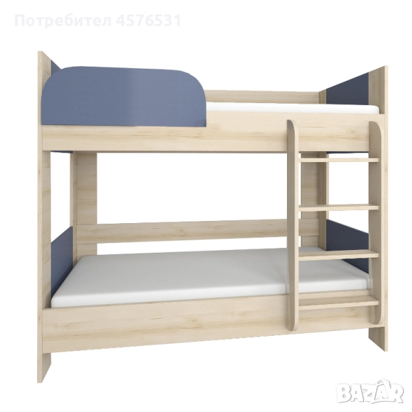 Двуетажно легло с 2 матрака., снимка 1