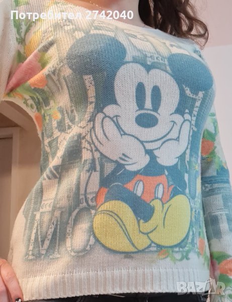 Пуловер с Мики Маус, снимка 1