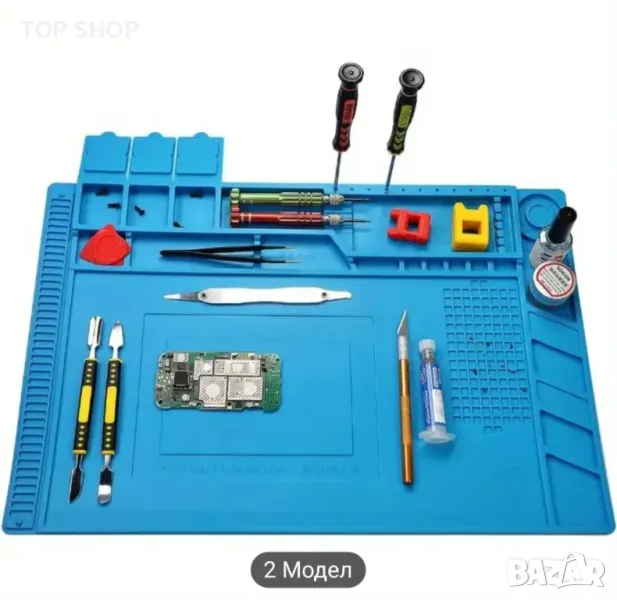 Устойчива на висока температура силиконова подложка за запояване и ремонт на електроника, снимка 1