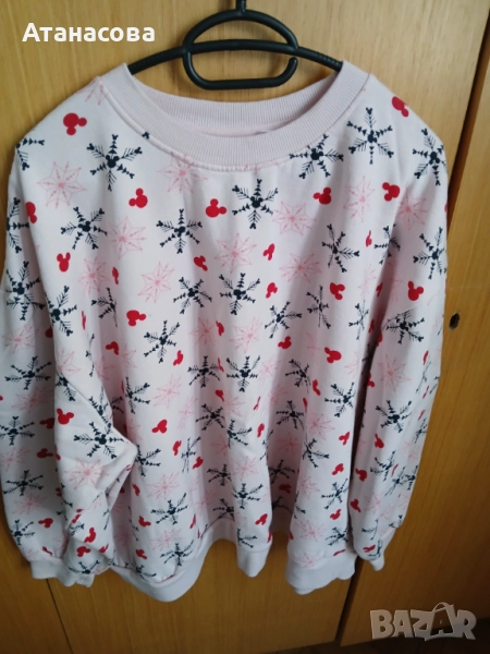 Дамска блузка с коледни мотиви, снимка 1