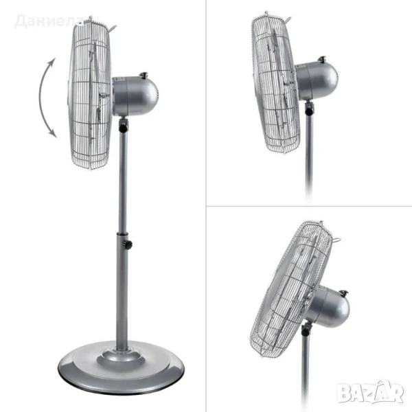 Вентилатор 18“ кръгла стойка, метален, снимка 1