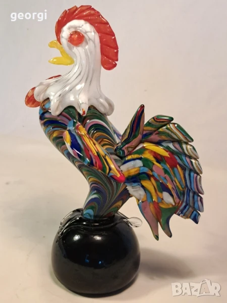 стъклен петел Murano, снимка 1