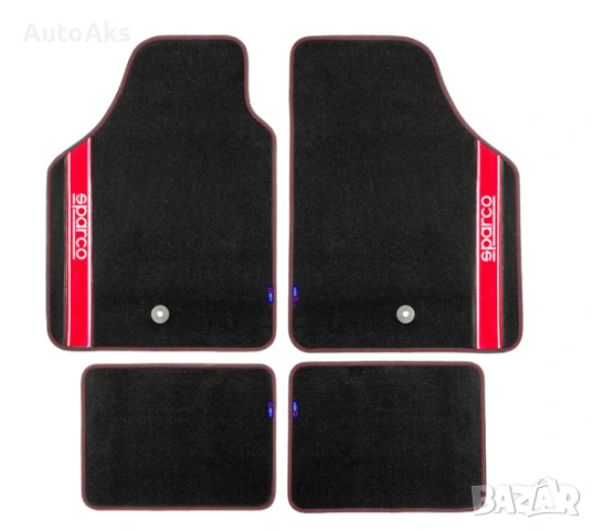 Универсални мокетни стелки Sparco - червени, сиви, сини или черни, снимка 7 - Аксесоари и консумативи - 54121552