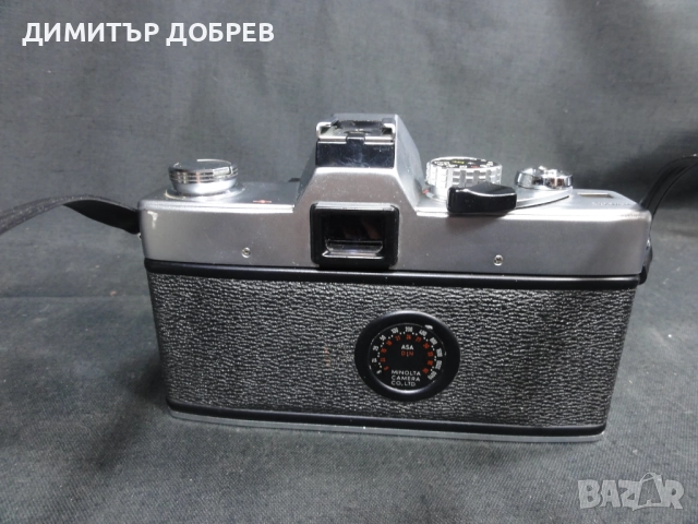 MINOLTA SRT100X SLR ФОТОАПАРАТ С ОБЕКТИВ MC ROKKOR PF 50mm 1:2, снимка 9 - Фотоапарати - 52495843