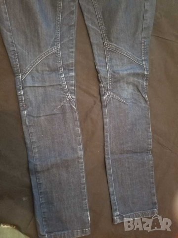 Сини дънки с бродерия , снимка 5 - Дънки - 30722936