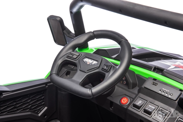 Акумулаторен джип Trunk Green, снимка 6 - Детски велосипеди, триколки и коли - 52475381