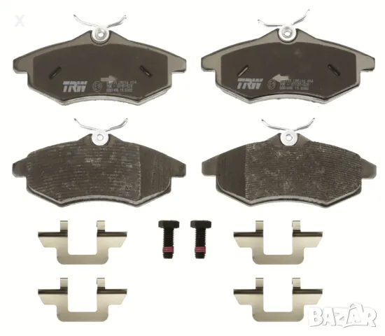 TRW COTEC GDB1495 ПРЕДНИ НАКЛАДКИ CITROEN C3, C2 / 2002-2024 /  OE 425345 OE 425384 OE 4252 36 / , снимка 3 - Части - 48703560