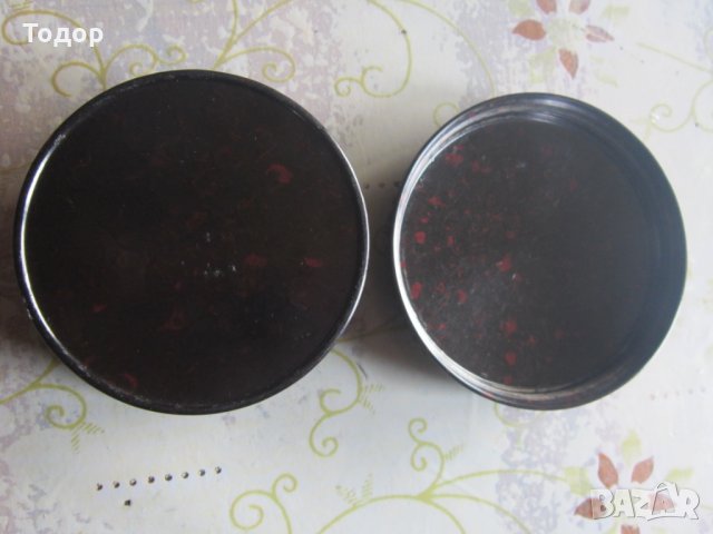 Старинна бакелитова кутия за бижута кехлибар, снимка 4 - Други - 31781472