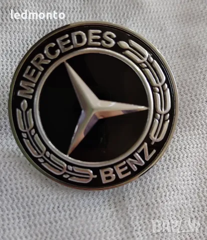 емблема за решетка Mercedes 38мм/42мм – S-Class W221, E-Class W211/W212  **Описание на обявата:**  П, снимка 5 - Аксесоари и консумативи - 47597109