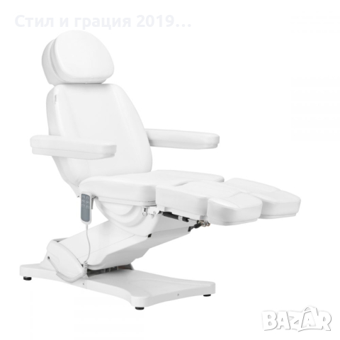 Стол за педикюр Sillon Classic (3 мотора) - сива/бяла, снимка 2 - Педикюр и маникюр - 44528267