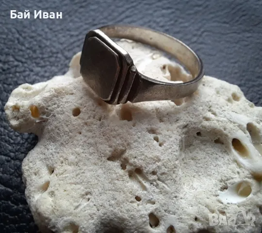 Стар винтидж сребърен пръстен - унисекс,ръчна изработка !, снимка 13 - Пръстени - 48193639
