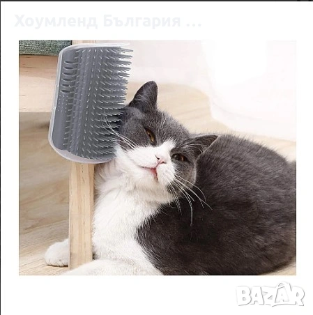 Четка 2в1 чесалка и гребен за котка, снимка 2 - За котки - 54344685